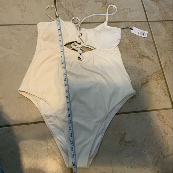 Shade & shore white bathing suit XL NWT - Picture 7 of 8